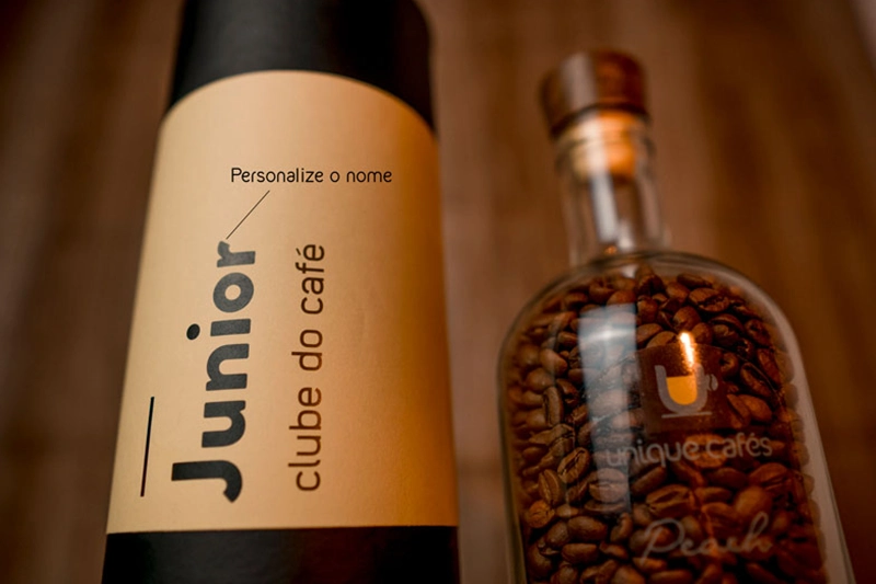 Como personalizar garrafa de café com nome