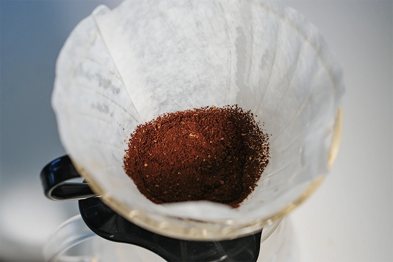 Proporção de Café Moído para Receita de Café Filtrado