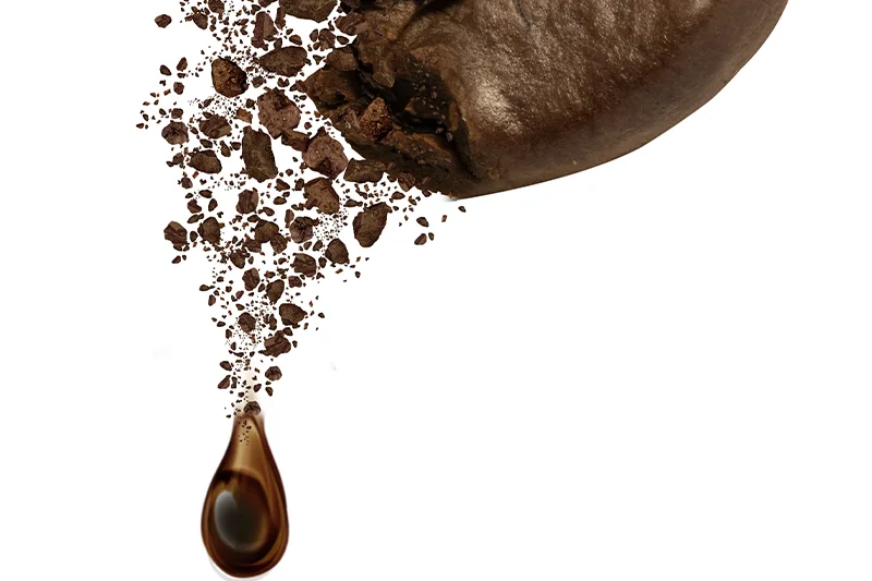 Imagem Artística Mostrando o Processo de Moagem do Café