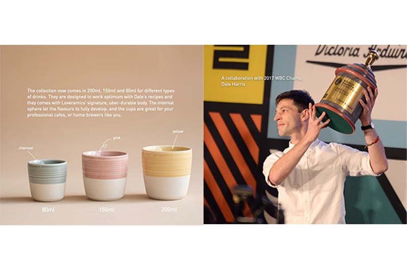 Campeão de latte art usa estratégia de cores do copo para servir