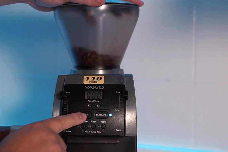 Passo 1 - Receita de Cappuccino