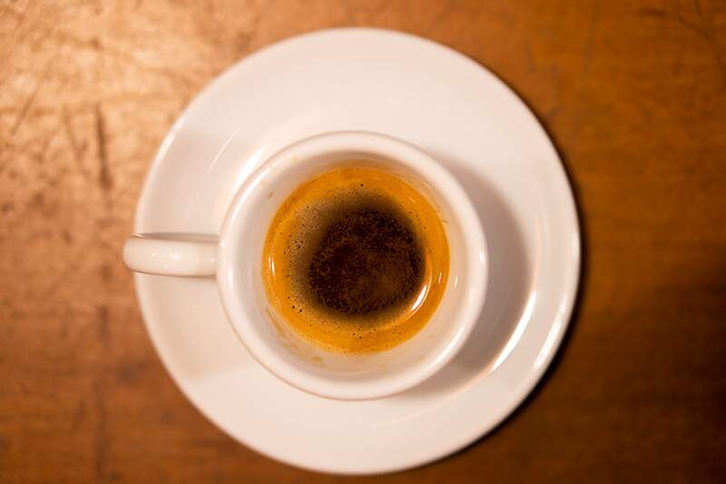 Café espresso sub-extraído