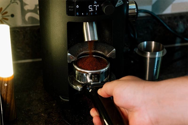 Moagem do café expresso