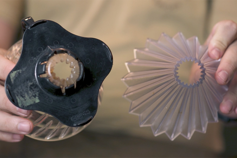 Diferença do Origami Dripper para o V60