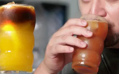 Drink de Café com Suco de Laranja