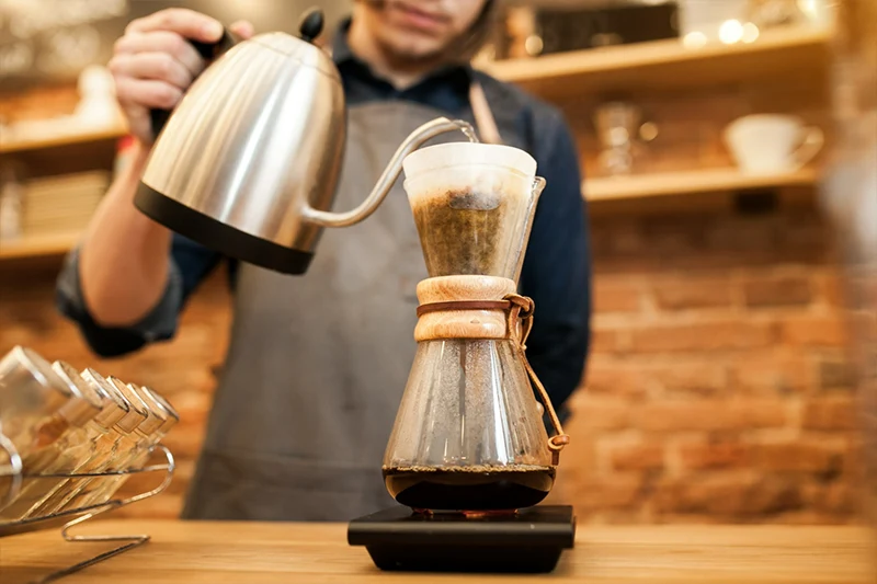 Embalagem para café especial sendo vendido