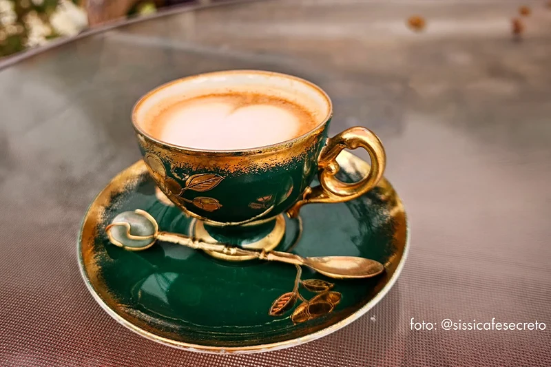 Embalagem para café especial sendo vendido